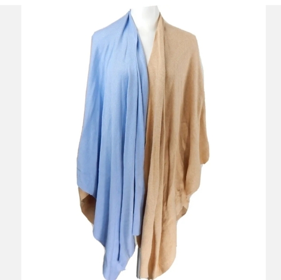 J. Mclaughlin Blue Beige Wrap - Picture 1 of 3